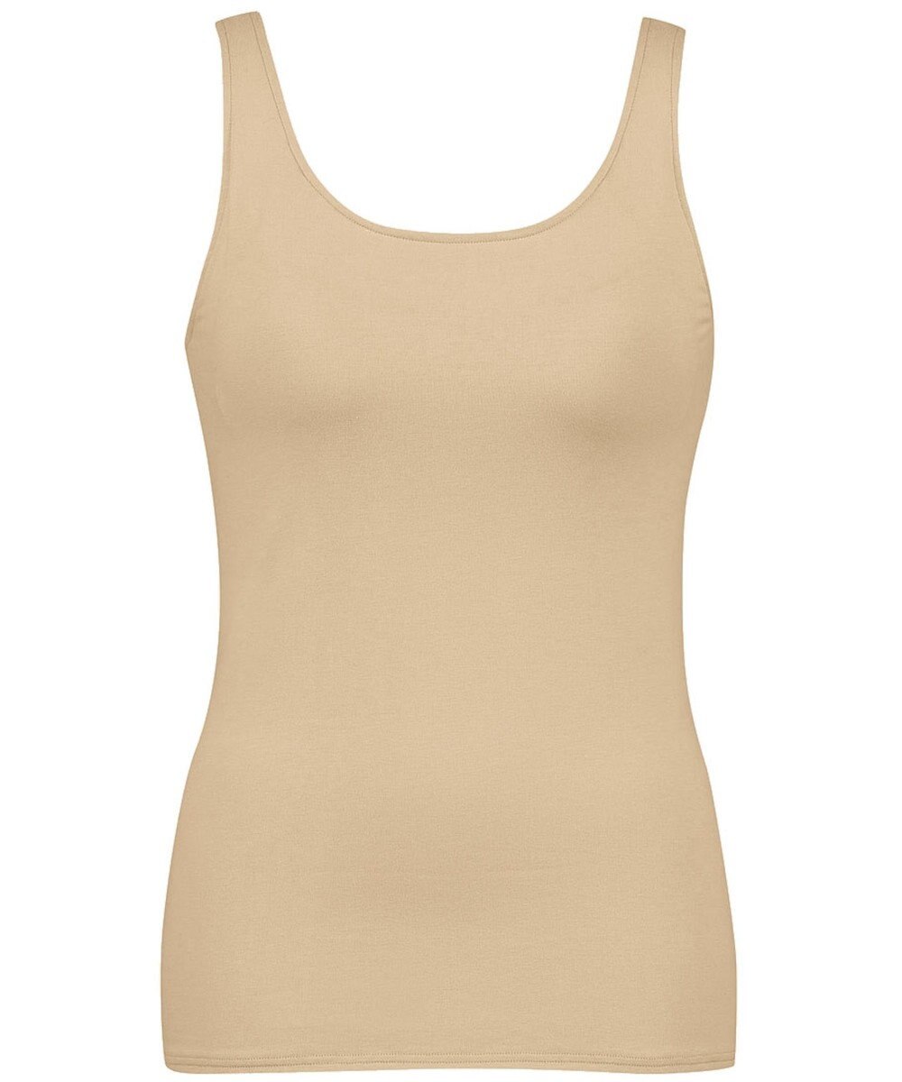 Wing カップ付きタンクトップ 綿混(身生地部) ラク きれいなバストシルエット 【シンクロブラトップ 綿混タイプ】 ブラトップ ET1132 ウイング／ワコール 