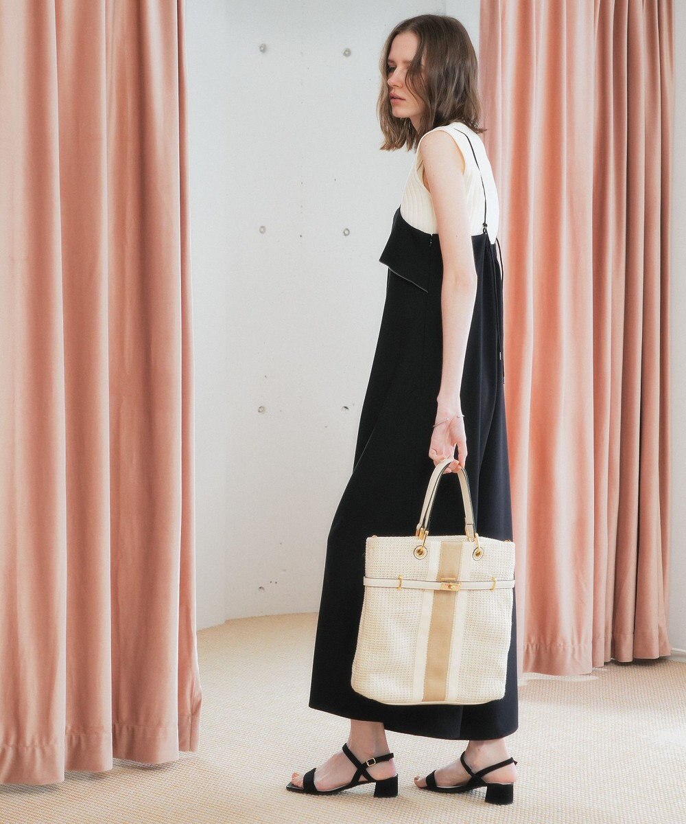 YECCA VECCA 【A4対応】2wayライントートバッグ 