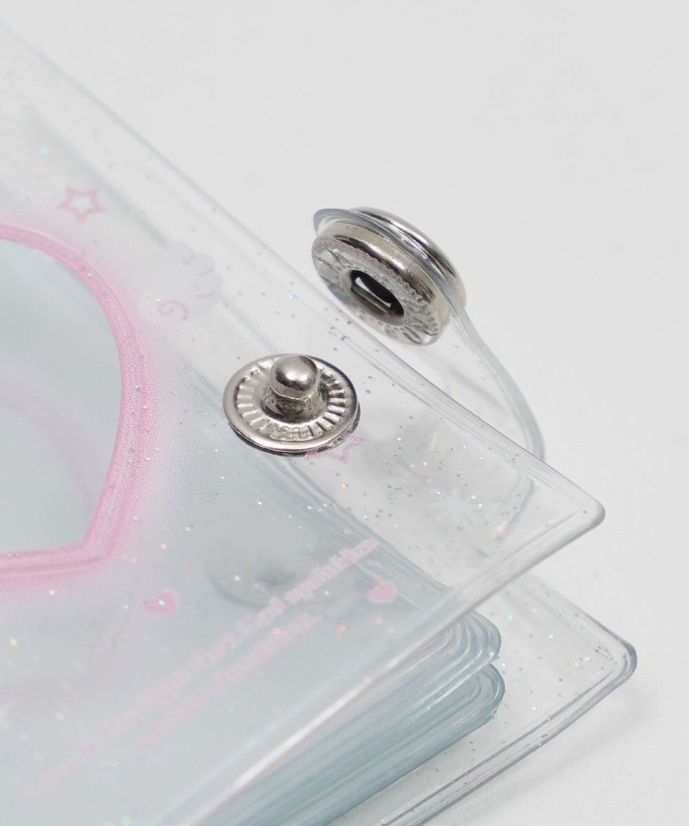 WEGO 【痛バ＆推し活グッズ】クリアハートIDフォトアルバムキーホルダー 