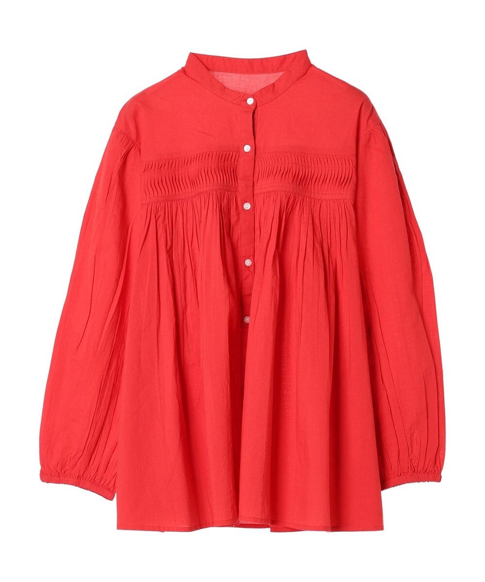 CRAFT STANDARD BOUTIQUE インド綿ピンタックブラウス 