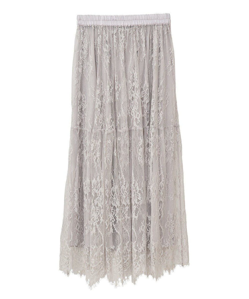 Green Parks ・ＥＬＥＮＣＡＲＥ　ＤＵＥ　レースティアードスカート 