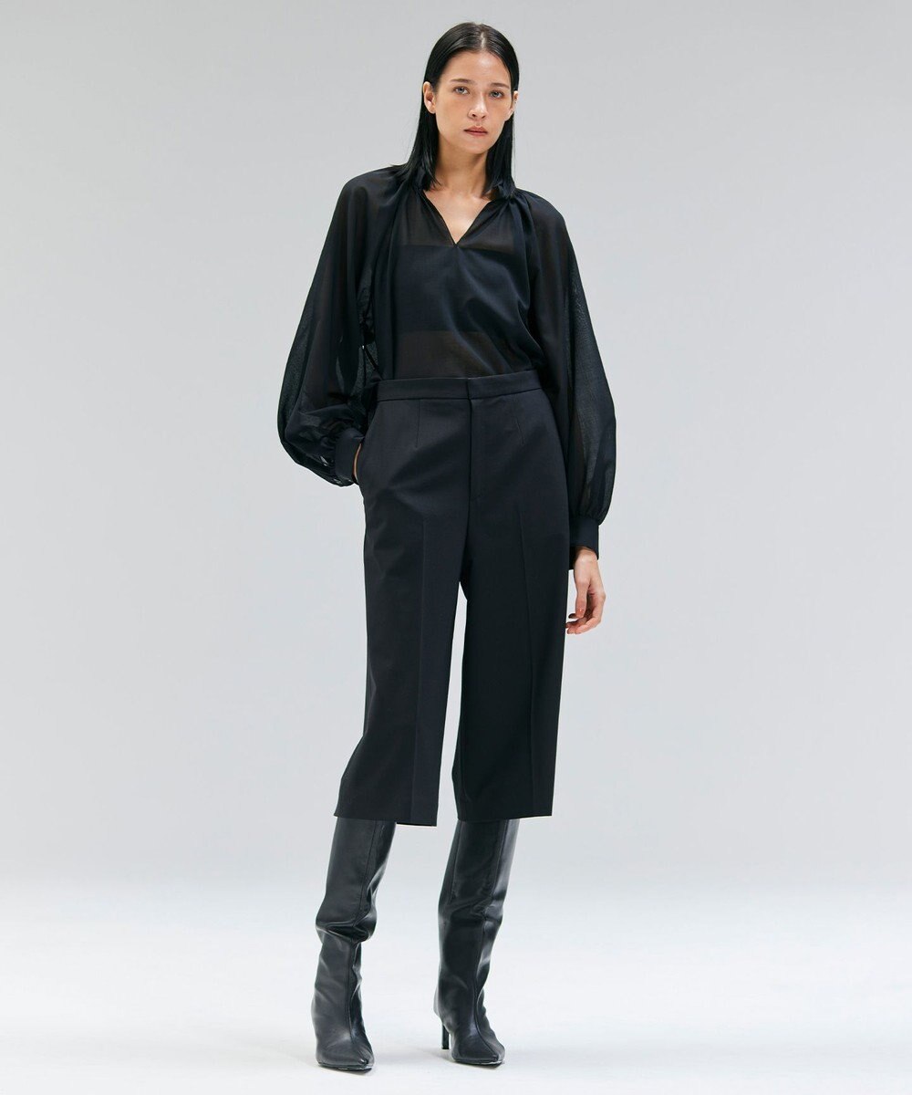 BEIGE， 【セットアップ対応・洗える】ZEPHYR / ウールライクハーフパンツ 