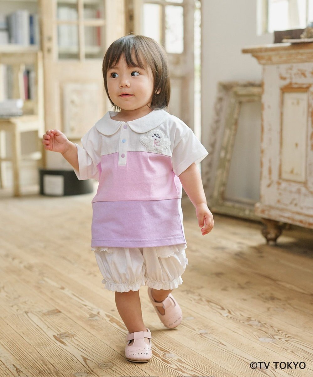 組曲 KIDS 【80-100㎝】シナぷしゅ襟付き カットソー 