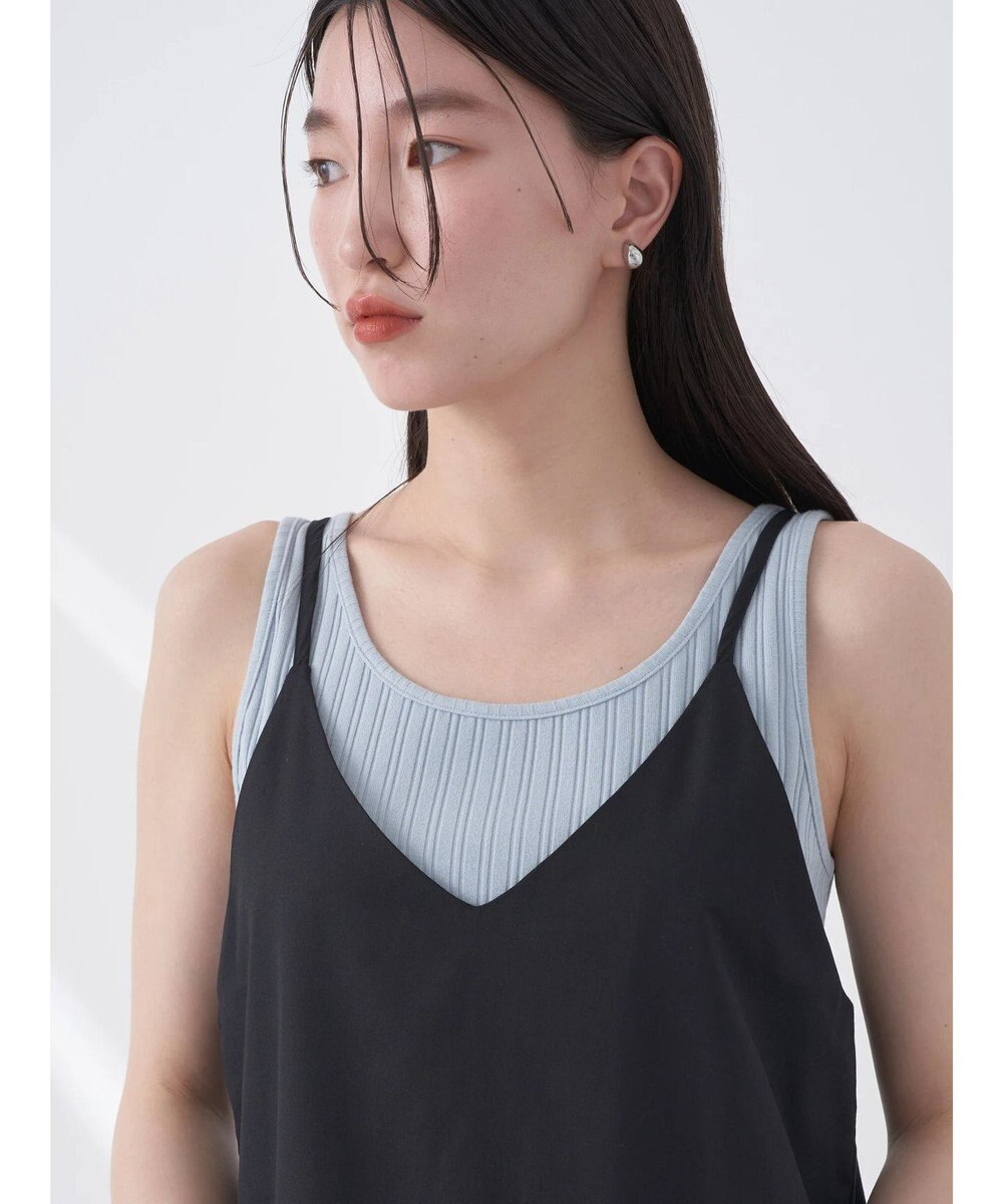 earth music&ecology Ｖネック裾切替キャミワンピース 