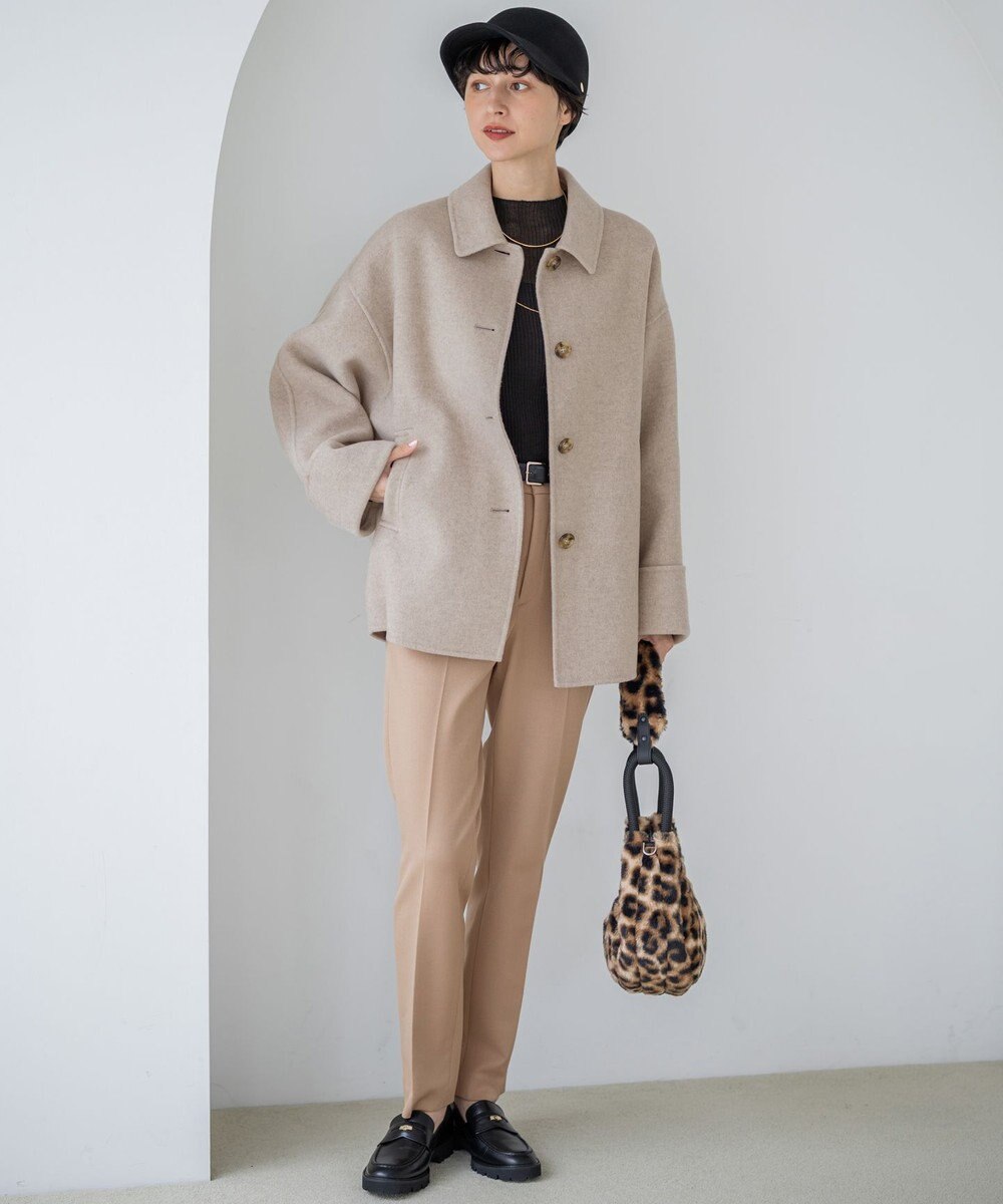 23区 L 【VERY掲載】MANTECOPure リバー ステンカラーコート 