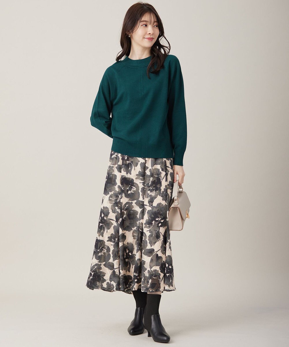 ANY SIS S 【CICA加工】ケーブルリブ ニット 