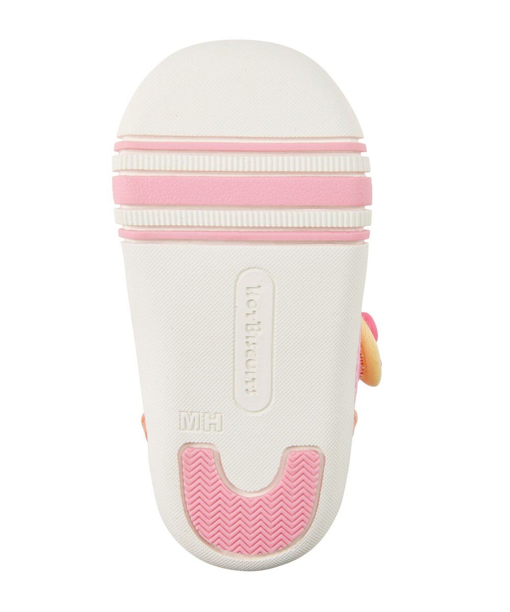 MIKI HOUSE HOT BISCUITS 【11.5-13.5cm】 ワンストラップ風 ダブルラッセル ファーストベビーシューズ 