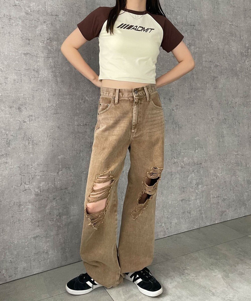 WEGO パイピングラグランT 