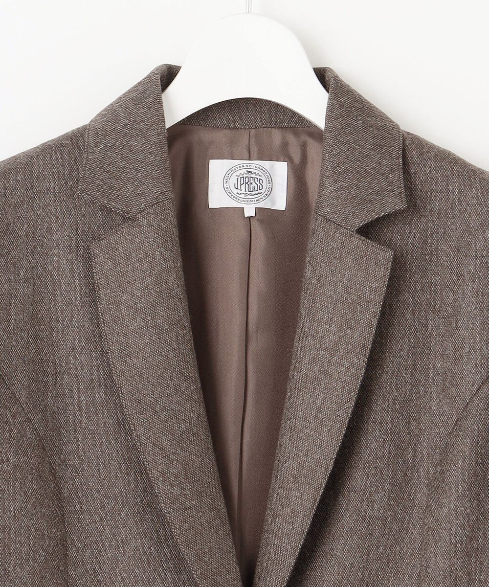 J.PRESS LADIES 【セットアップ対応】ウールストレッチツイード テーラード ジャケット 