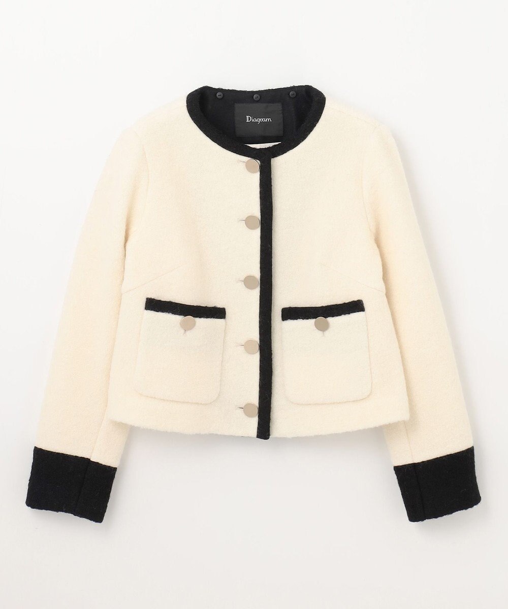 GRACE CONTINENTAL ウールパイルジャケット 