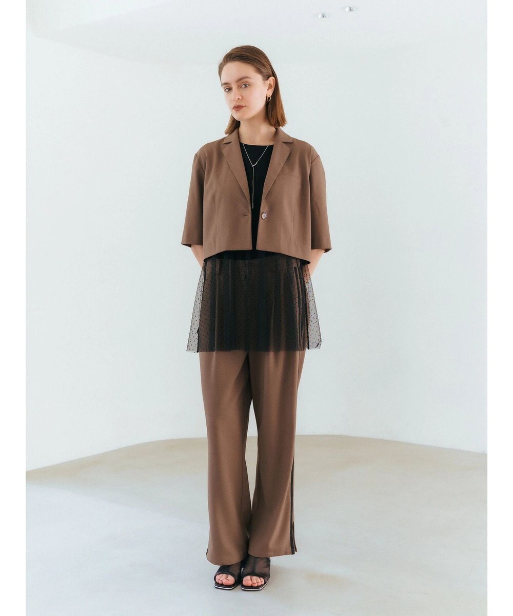 YECCA VECCA 【2点SET】マルチwayチュールオーバーキャミSET/Tee 