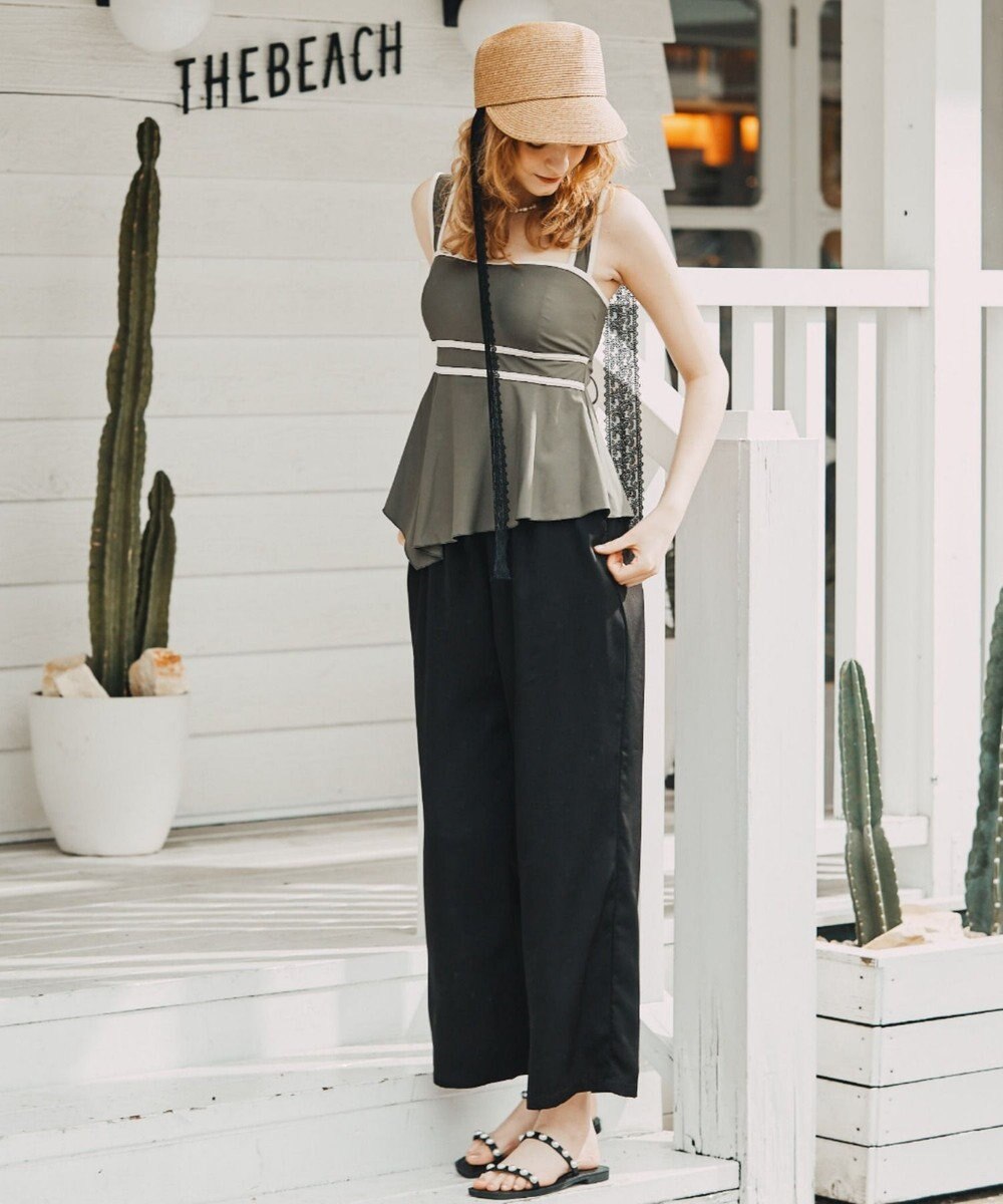 San-ai Resort（三愛水着楽園） 【SALE】【UPF50＋】　ロングパンツ　M【Coral veil（コーラルヴェール）】 