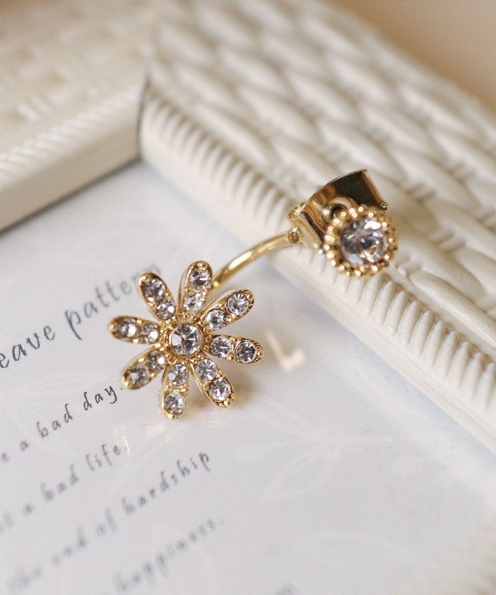 Tiaclasse 【金属アレルギー対応】フラワーキャッチピアス 