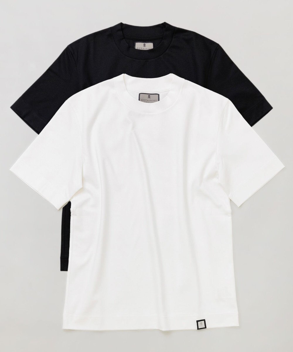 GOTAIRIKU クルーネック以上 モックネック未満【ジャケット専用】カバーネック ドレスTシャツ 