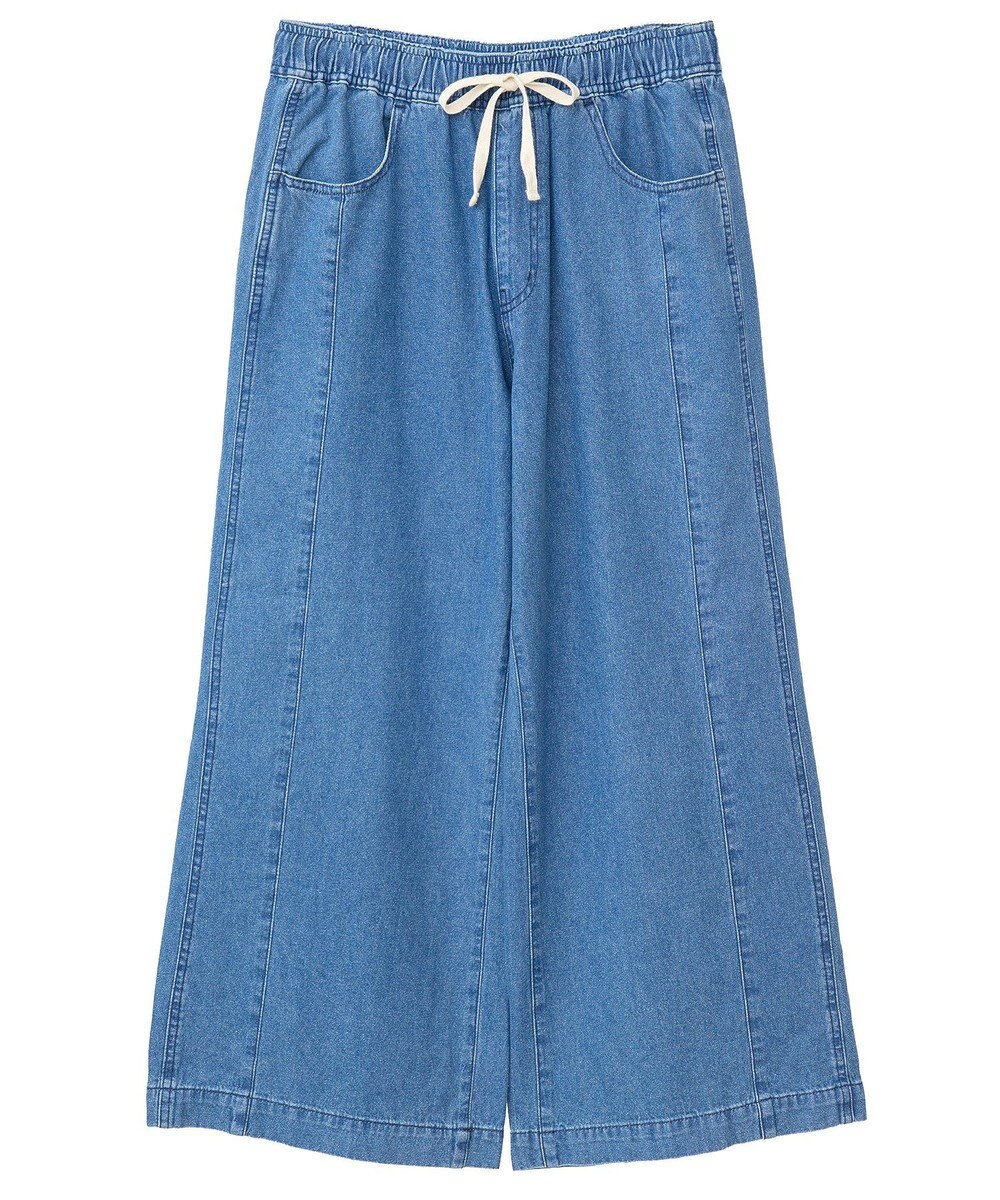 Green Parks ライトデニムイージーバギーパンツ 