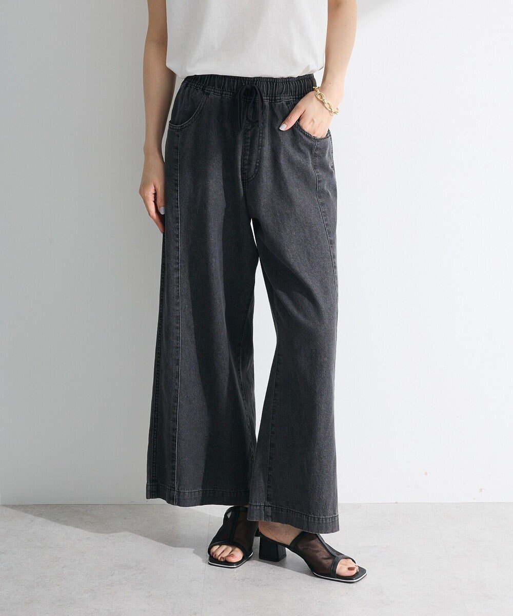 Green Parks ライトデニムイージーバギーパンツ 