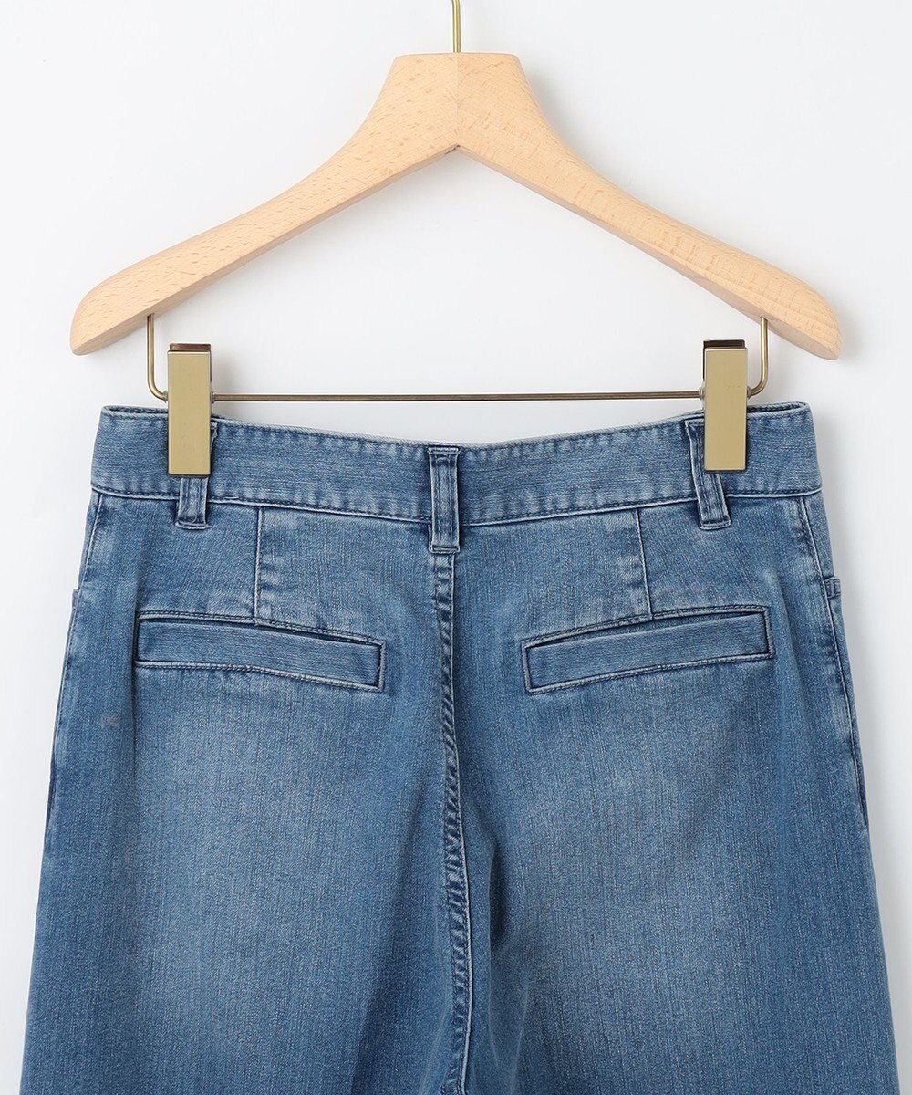 組曲 ワイドストレートデニム パンツ 