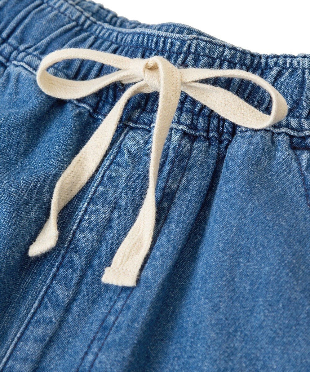 Green Parks ライトデニムイージーバギーパンツ 