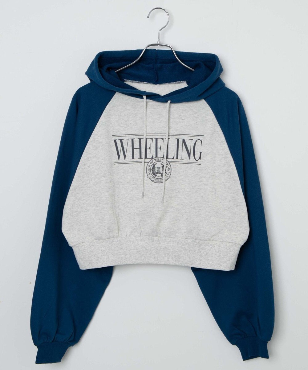 WEGO ラグランショートパーカー 