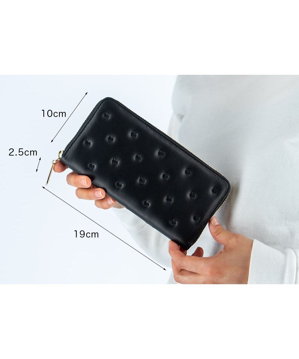 tsumori chisato CARRY ぷちネコ ラウンドファスナー長財布 