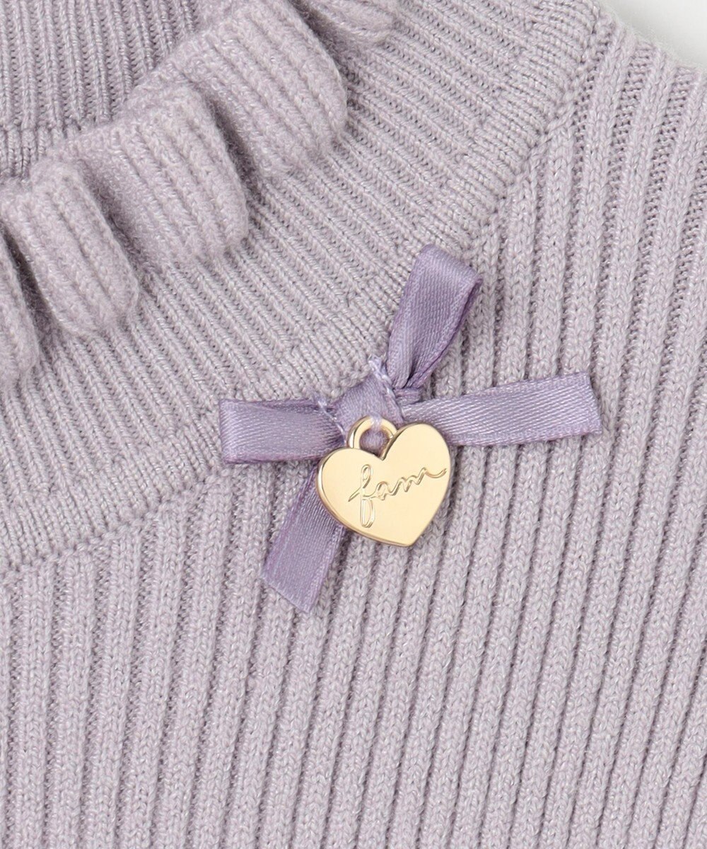 ANY KIDS 首フリルしあわせタッチニット 