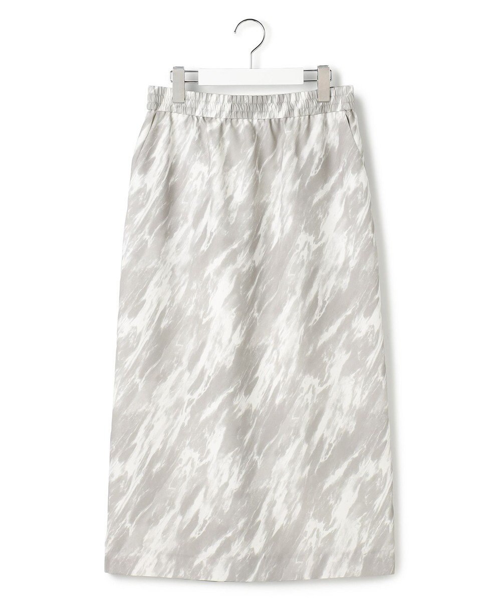ICB L 【先行予約】FluidBackSatin ナロースカート 
