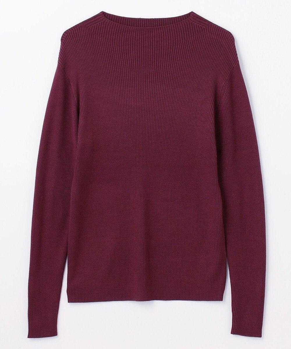 ANY 【洗濯機可】ボトルネック リブニット 