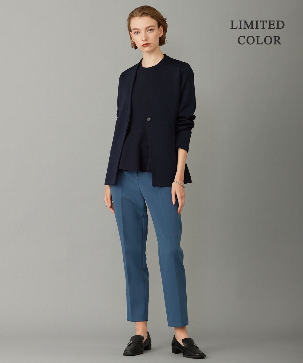 ICB 【洗える】シンセティックヤーンスムース ニットジャケット 