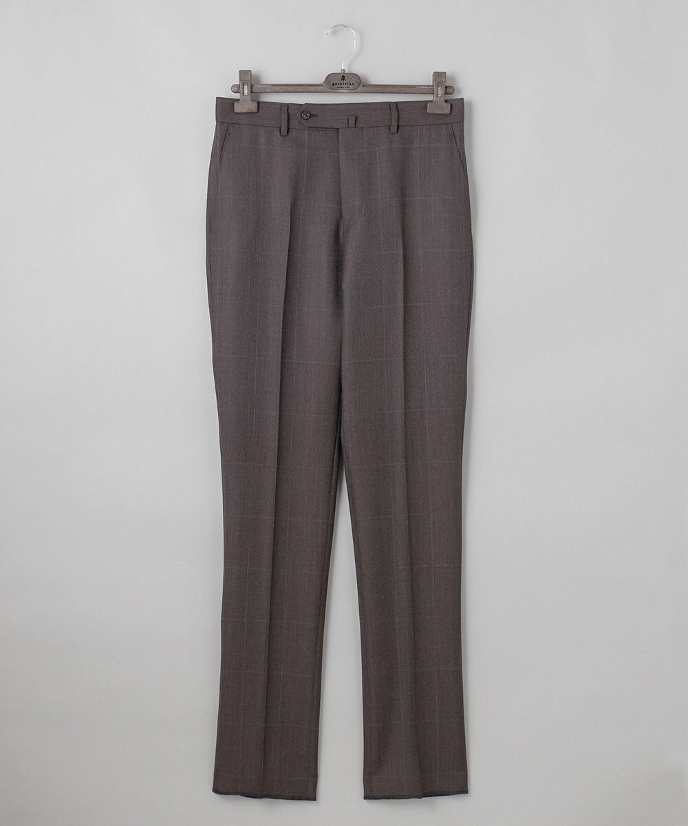 GOTAIRIKU 【ZEGNA/ゼニア】ISLANDFLEECE/アイランドフリース 3ピーススーツ（ブラウン×格子） 