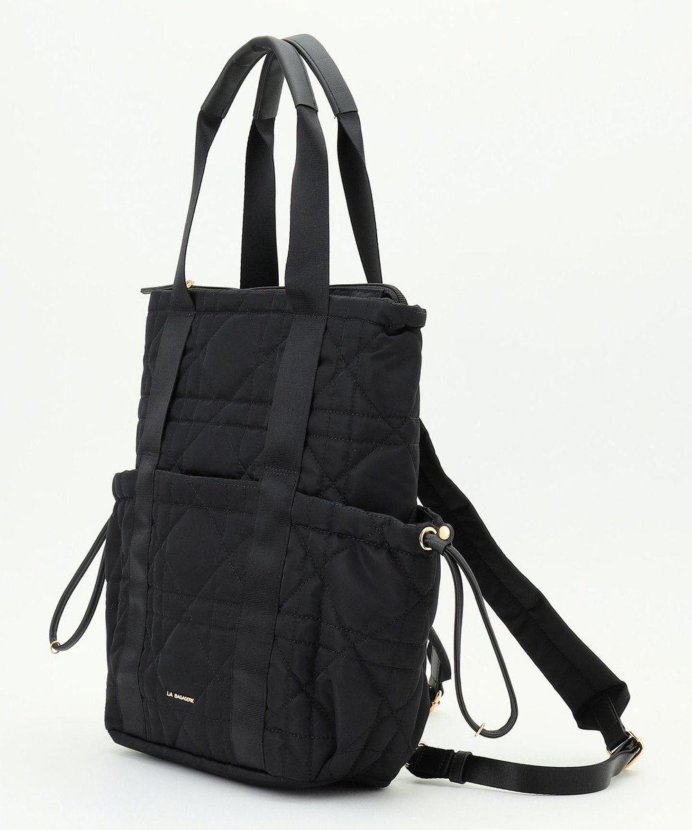 LA BAGAGERIE グリッドキルティングリュック 