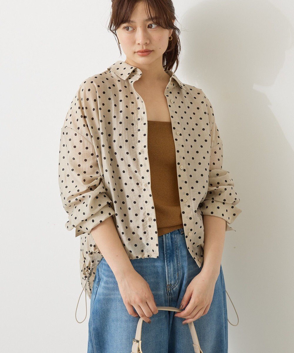 AMERICAN HOLIC 【WEB限定】ドットドロストシャツ 