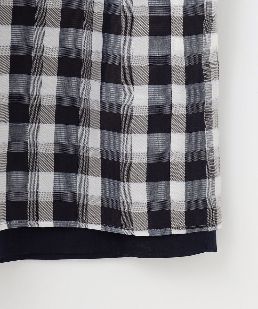 自由区 【WEB限定】キュプラジャカードリバーシブル スカート 