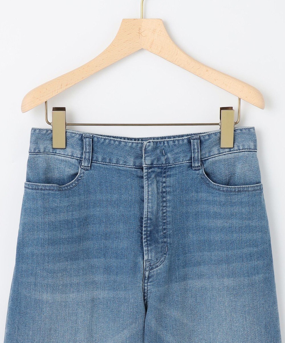 組曲 ワイドストレートデニム パンツ 