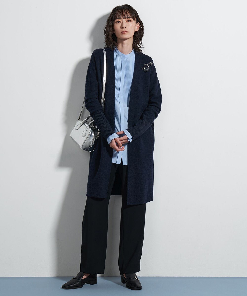 ICB L 【WEB限定カラーあり・洗える】 ライトダブルクロス ストレートパンツ 