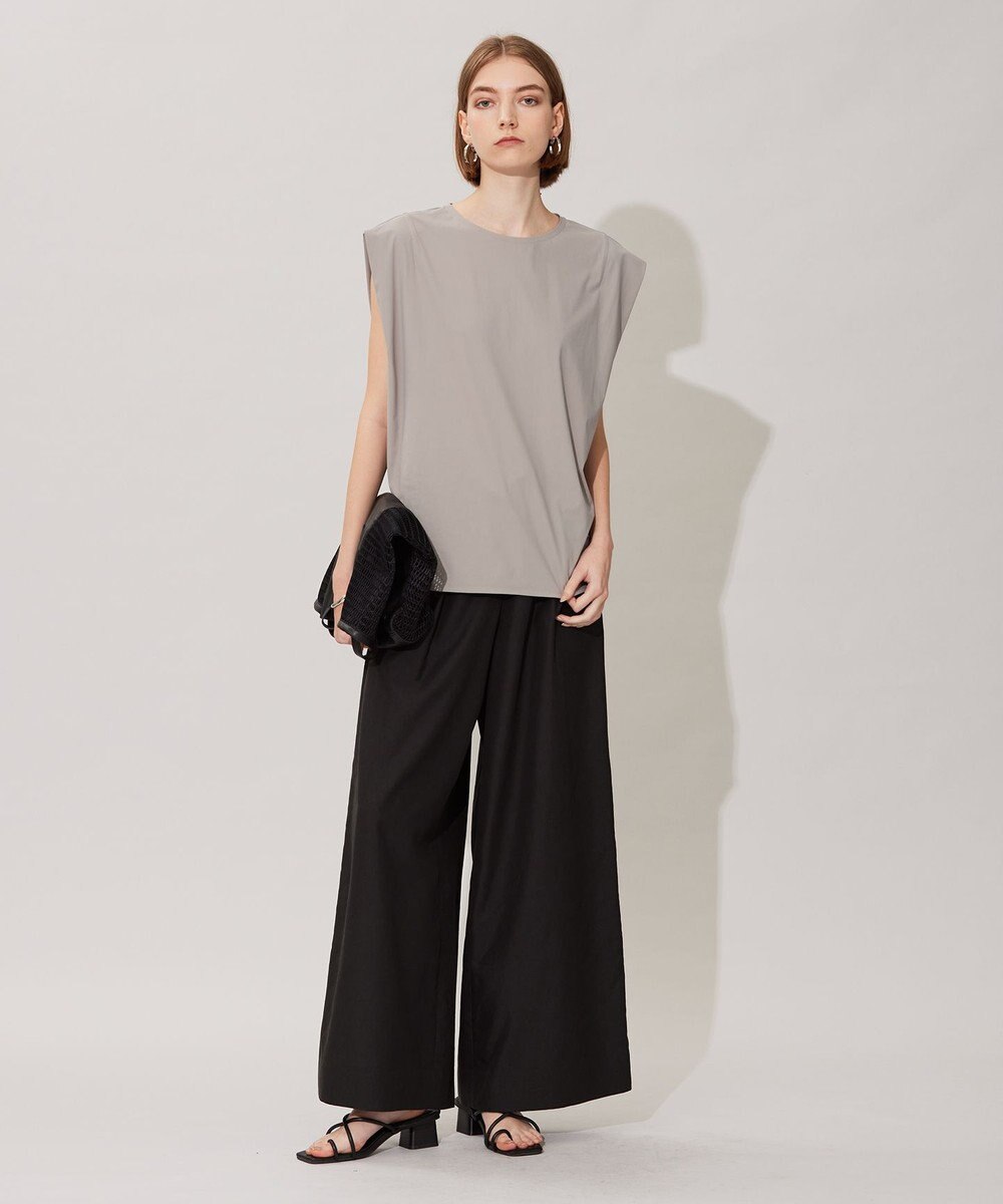 ICB 【接触冷感・UVカット・速乾・洗える】マットスキューバ  ノースリーブプルオーバー 