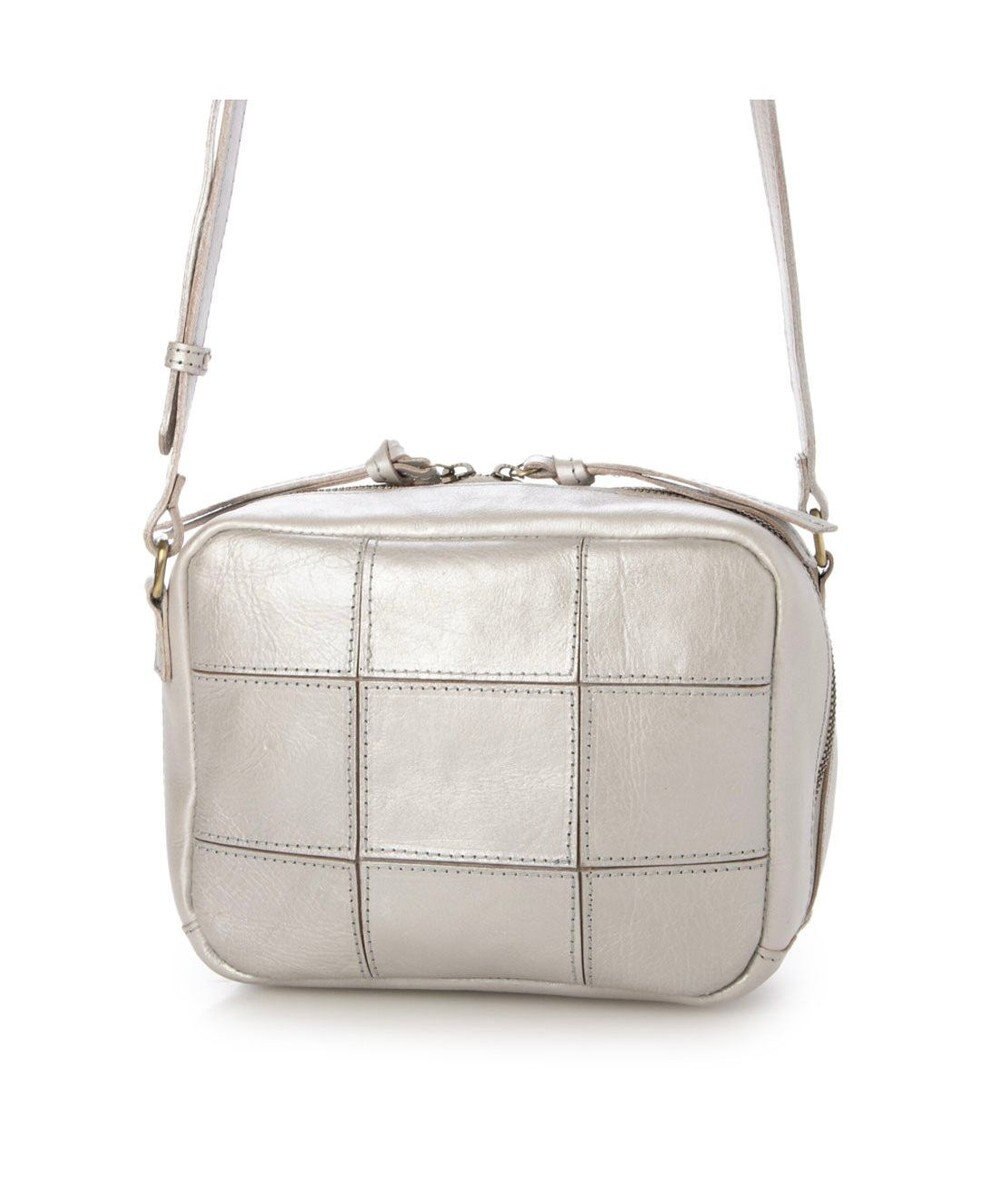 UNBILLION 【訳あり商品】ピークスピーク PEAKSPEAK / 牛革パッチワークスクエアショルダー 