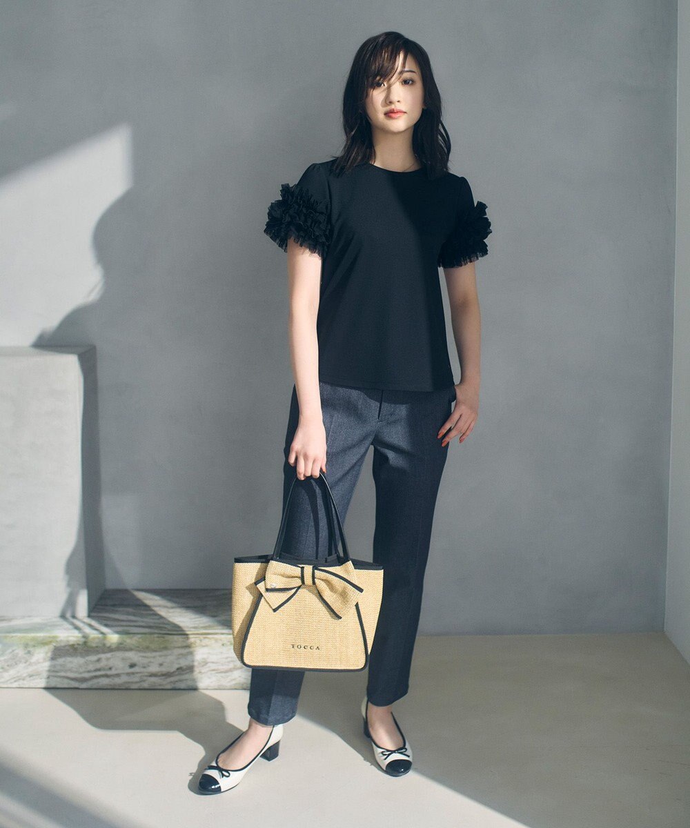 洗える】SCALLOP DENIM パンツ / TOCCA | ファッション通販 【公式通販  