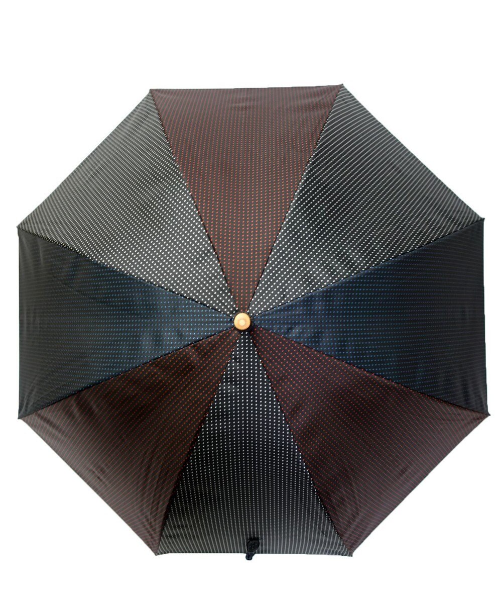 +RING UNISEX プラスリング 晴雨兼用（長ショート） ピンドット T1322 