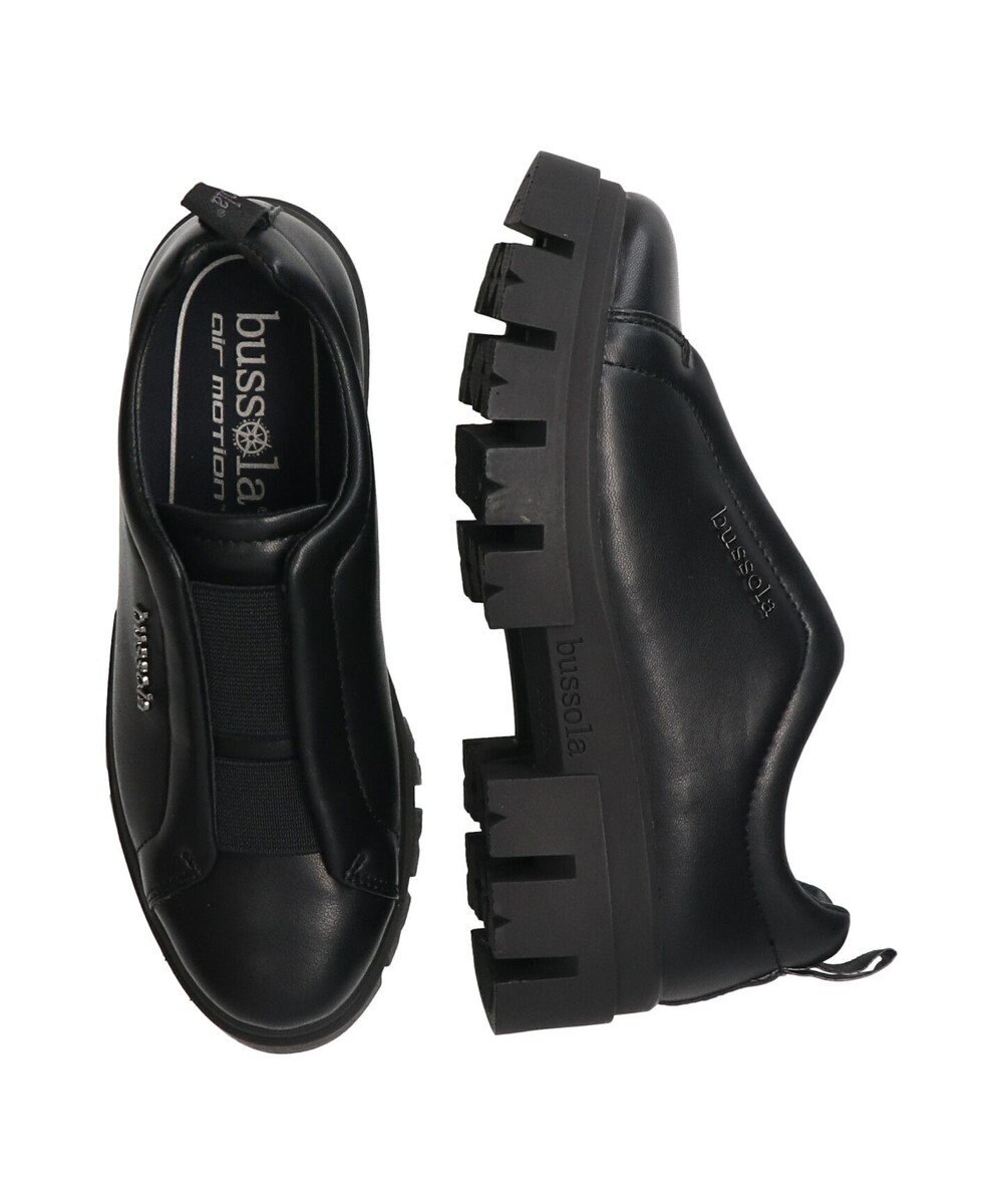 INTER-CHAUSSURES 【BUSSOLA】厚底スリッポンシューズ 