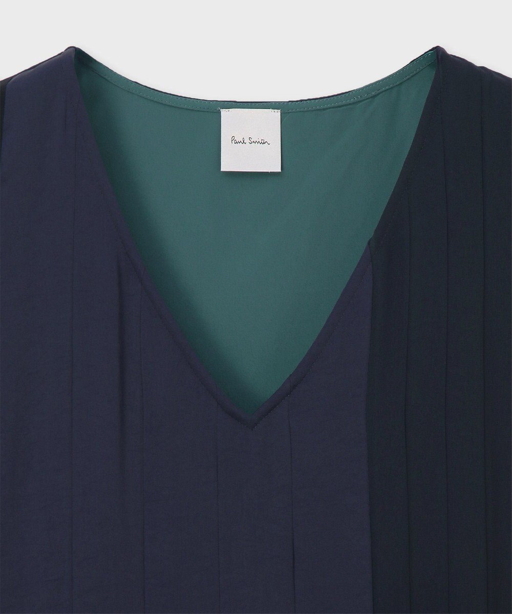 Paul Smith ブロッキング プリーツ ワンピース 