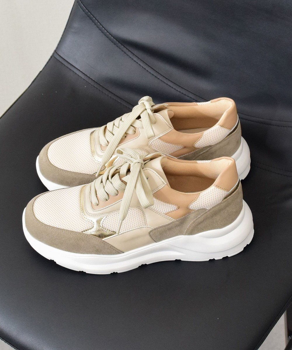 Bridget Birkin 【PARADIS COULEUR】異素材コンビレースアップスニーカー 