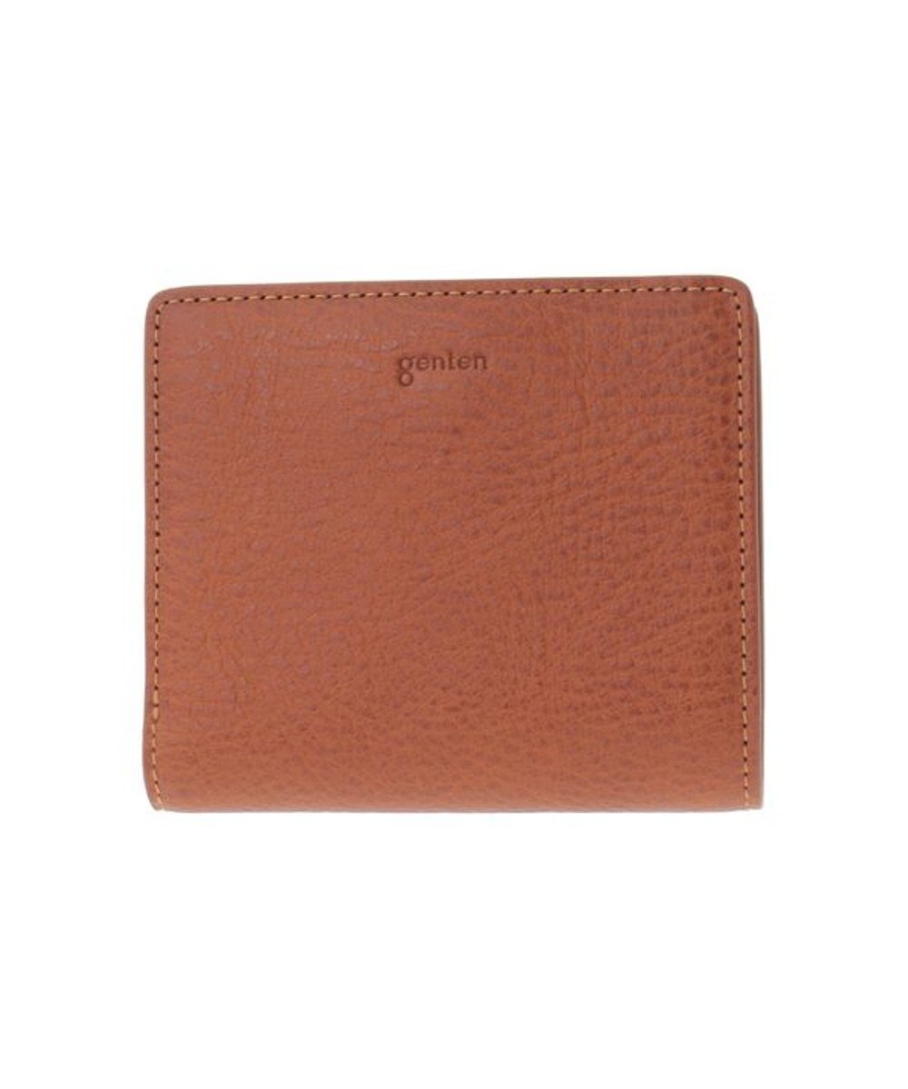 genten ミネルヴァ2 二つ折り財布内Lファスナー 