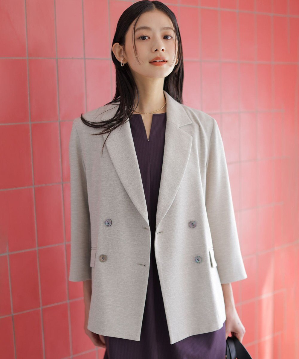 組曲 ライトリネンライク ジャケット 