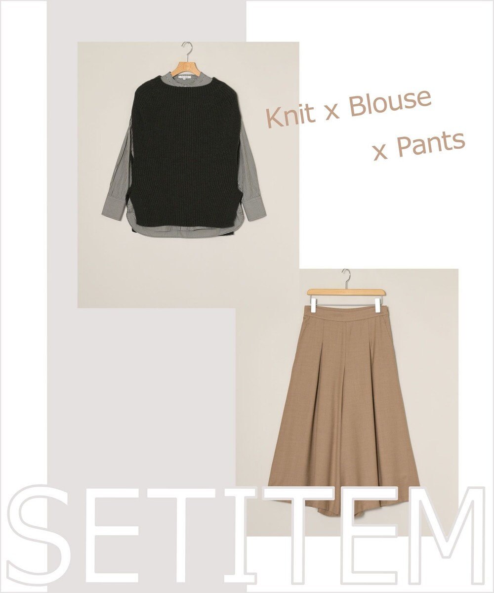 ONWARD Reuse Park 3セット商品/サイズ38【23区】ニット秋冬×ブラウス秋冬×パンツ秋冬 