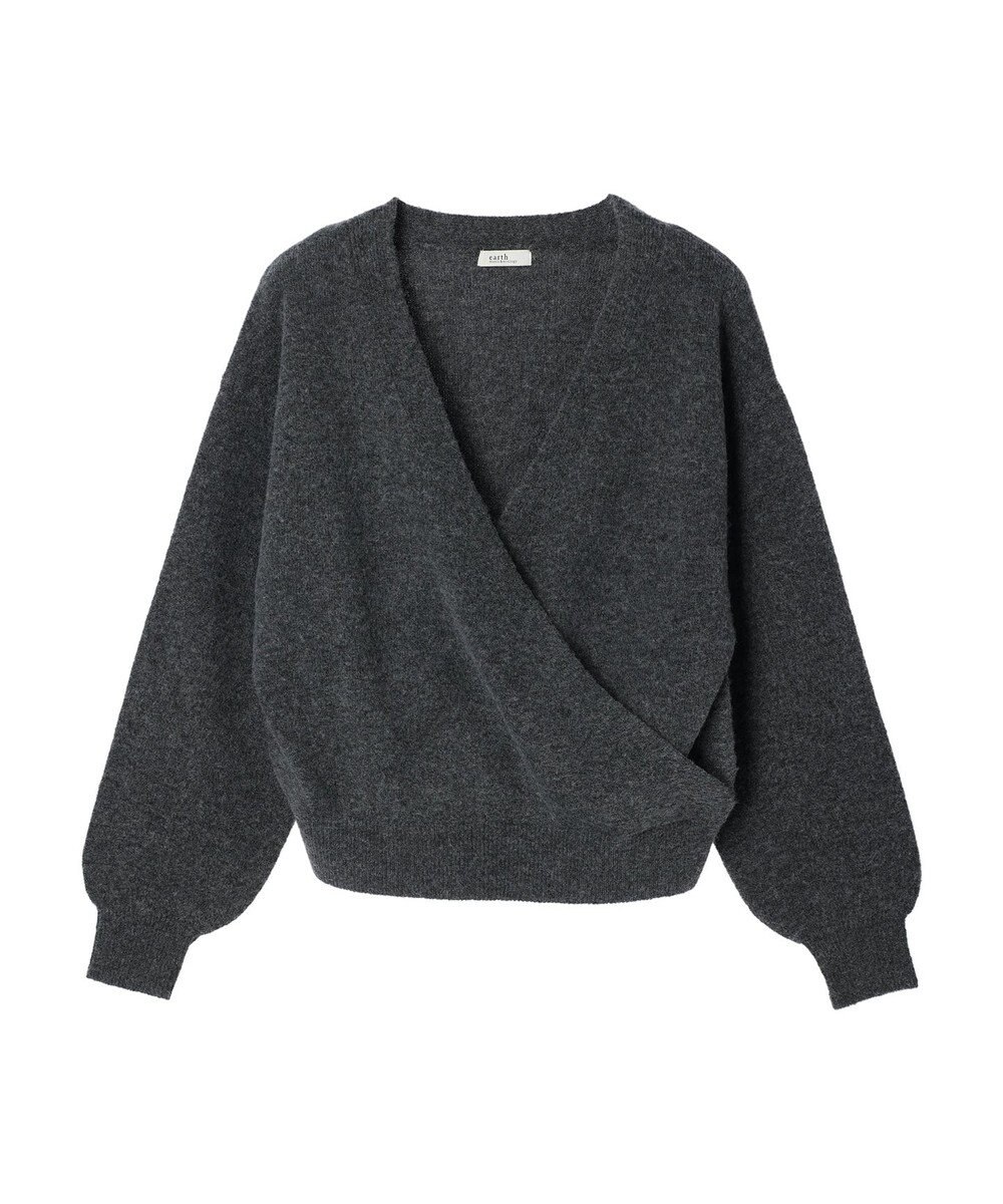 earth music&ecology カシュクールニットプルオーバー 