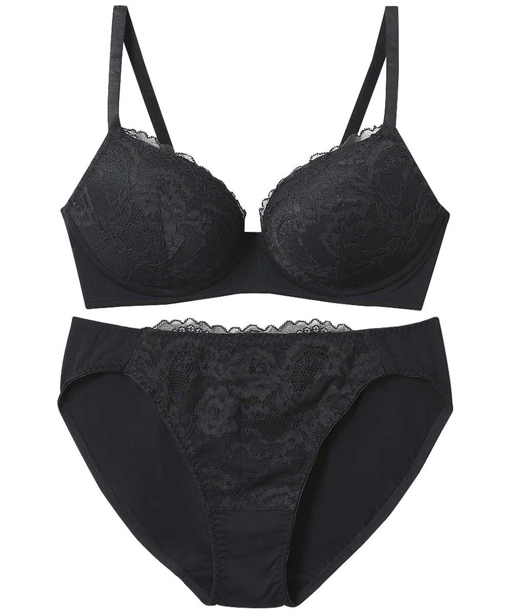 AMPHI ノンワイヤーブラ ショーツセット モールドカップを使用 自然なまるみのあるバストシルエット 【ノンワイヤーブラ＆ショーツセット】 上下セット ブラ BCC234 アンフィ／ワコール 