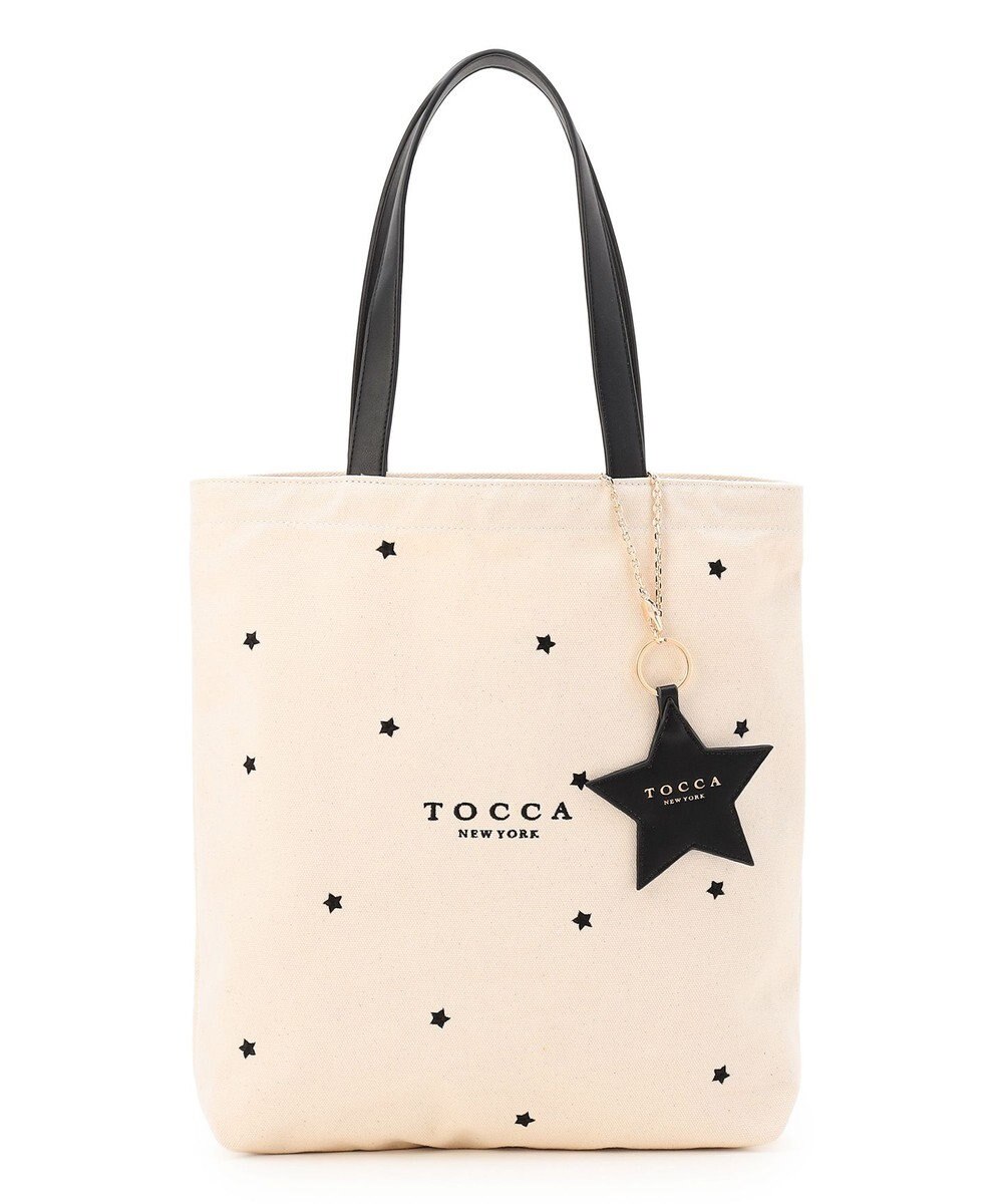 TOCCA 【chayさん着用】【WEB＆一部店舗限定・A4サイズ対応】LUCKY TWINKLE CANVASTOTE キャンバストートバッグ 
