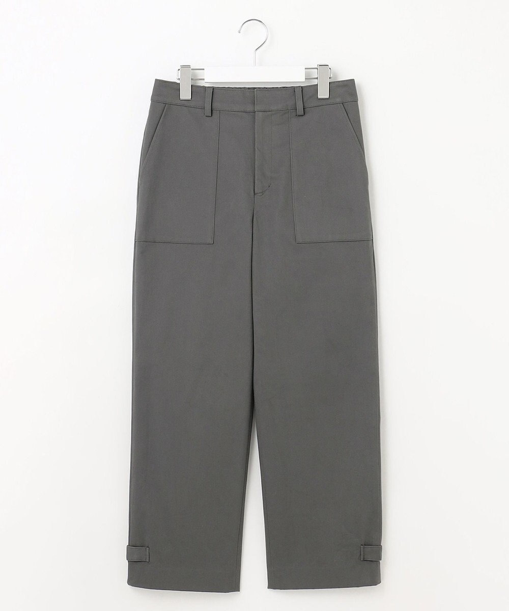 J.PRESS LADIES 【洗える】サテンストレッチプレミアムピーチ ベイカー パンツ 