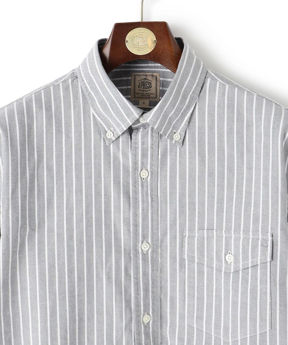 J.PRESS MEN 【WEB・一部店舗限定】オックスフォード ストライプシャツ/B.D. 