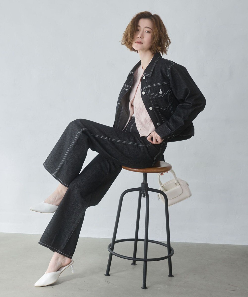 WEGO 【XS～Lサイズ展開/美脚】ストレートデニムパンツ 